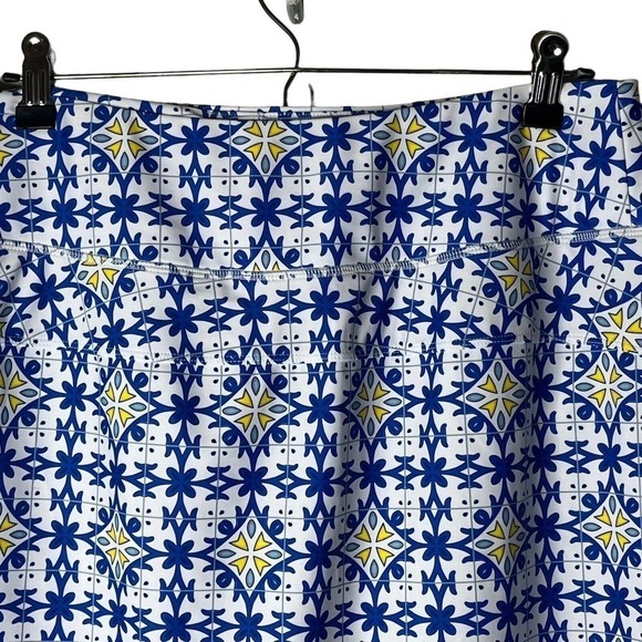 Moteepi Golf Skort Skirt Size L Modest 20" UV Protection HIgh Waist Pockets Blue - Picture 6 of 11